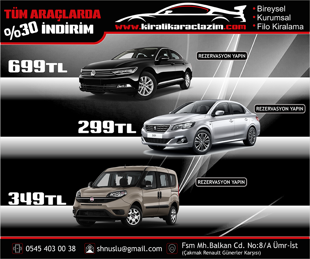 Araç Kiralama & Günlük Araç Kiralama Rent A Car, İstanbul Kiralık Araç